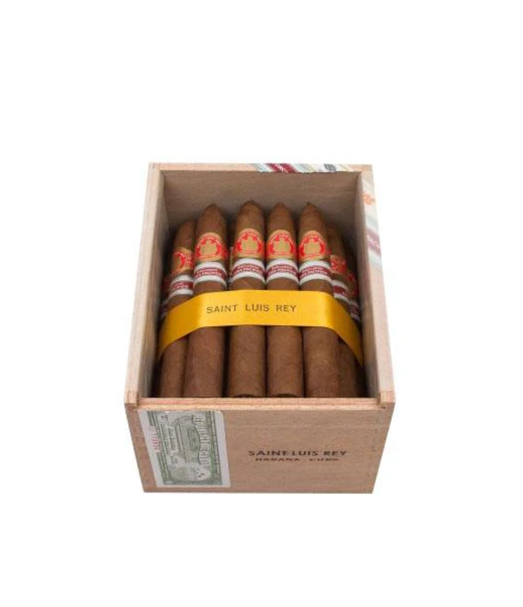Saint Luis Rey Pacificos    Cigar Box of 25 close-up from AuCigars, premium Cuban cigar