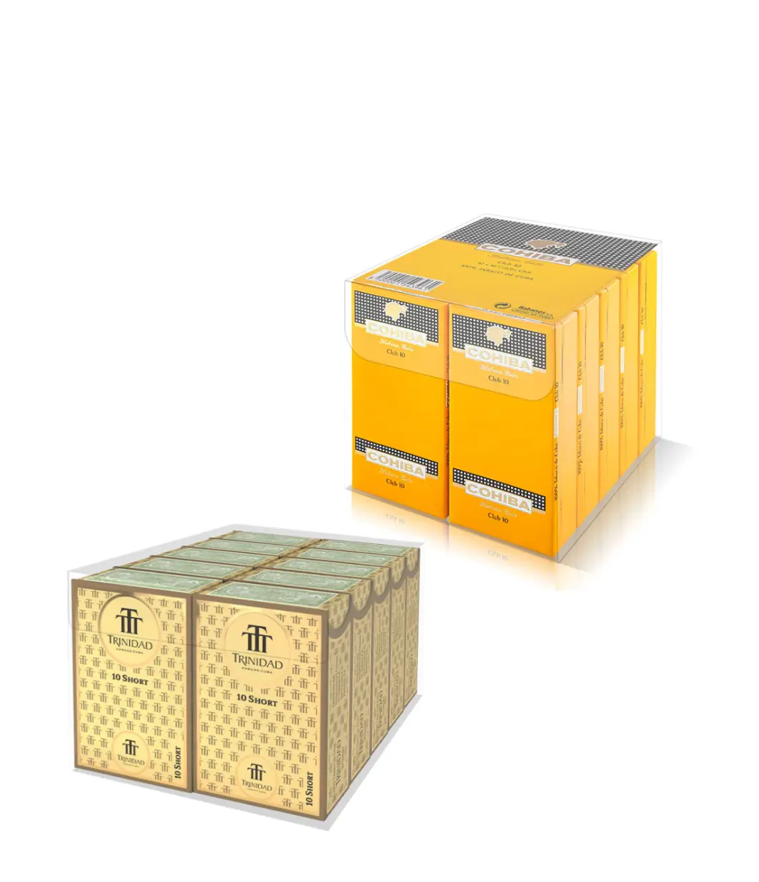 Trinidad Cuban Mini Cigar Starter Combo Set Cigar Set of 200 Cigars close-up from AuCigars, premium Cuban cigar