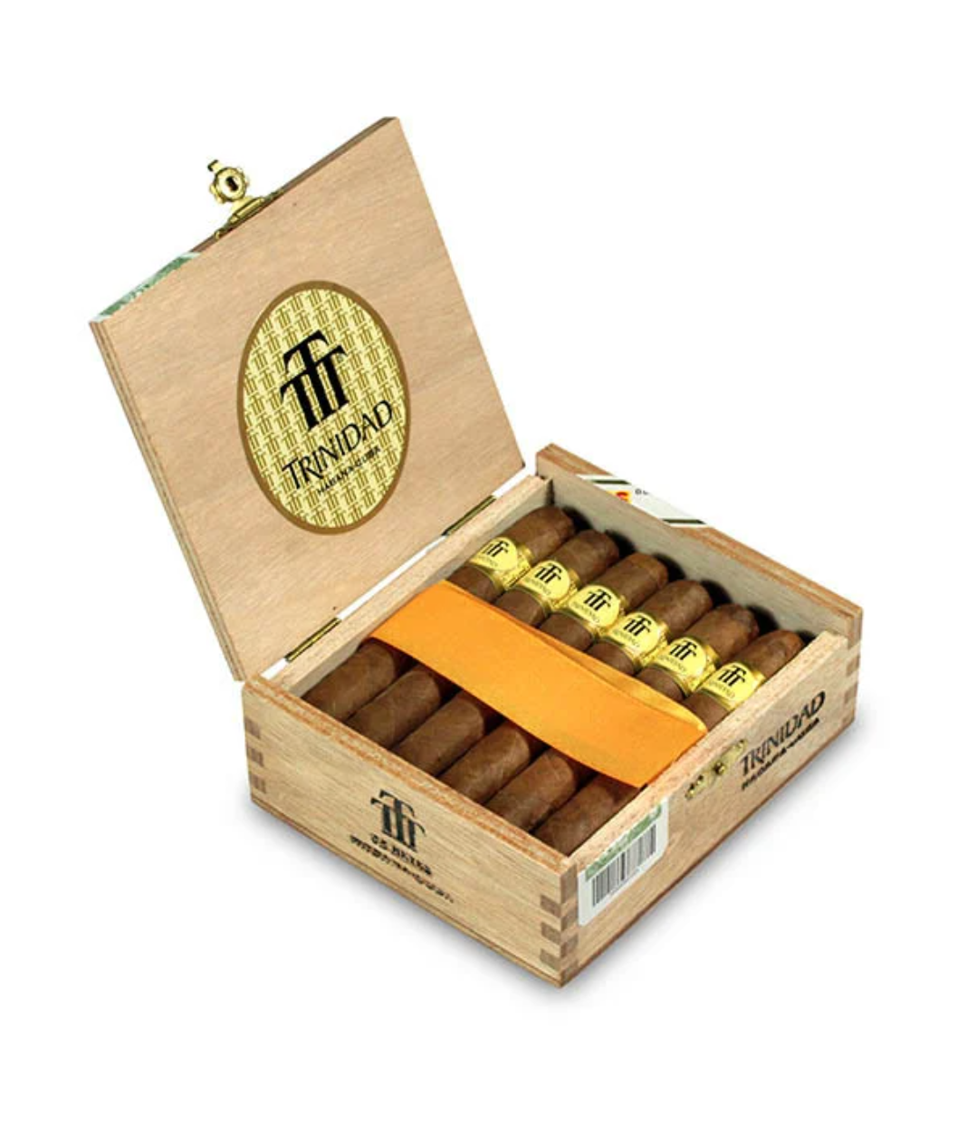 Trinidad Reyes 2020 (Vintage) Cigar Box of 12 close-up from AuCigars, premium Cuban cigar