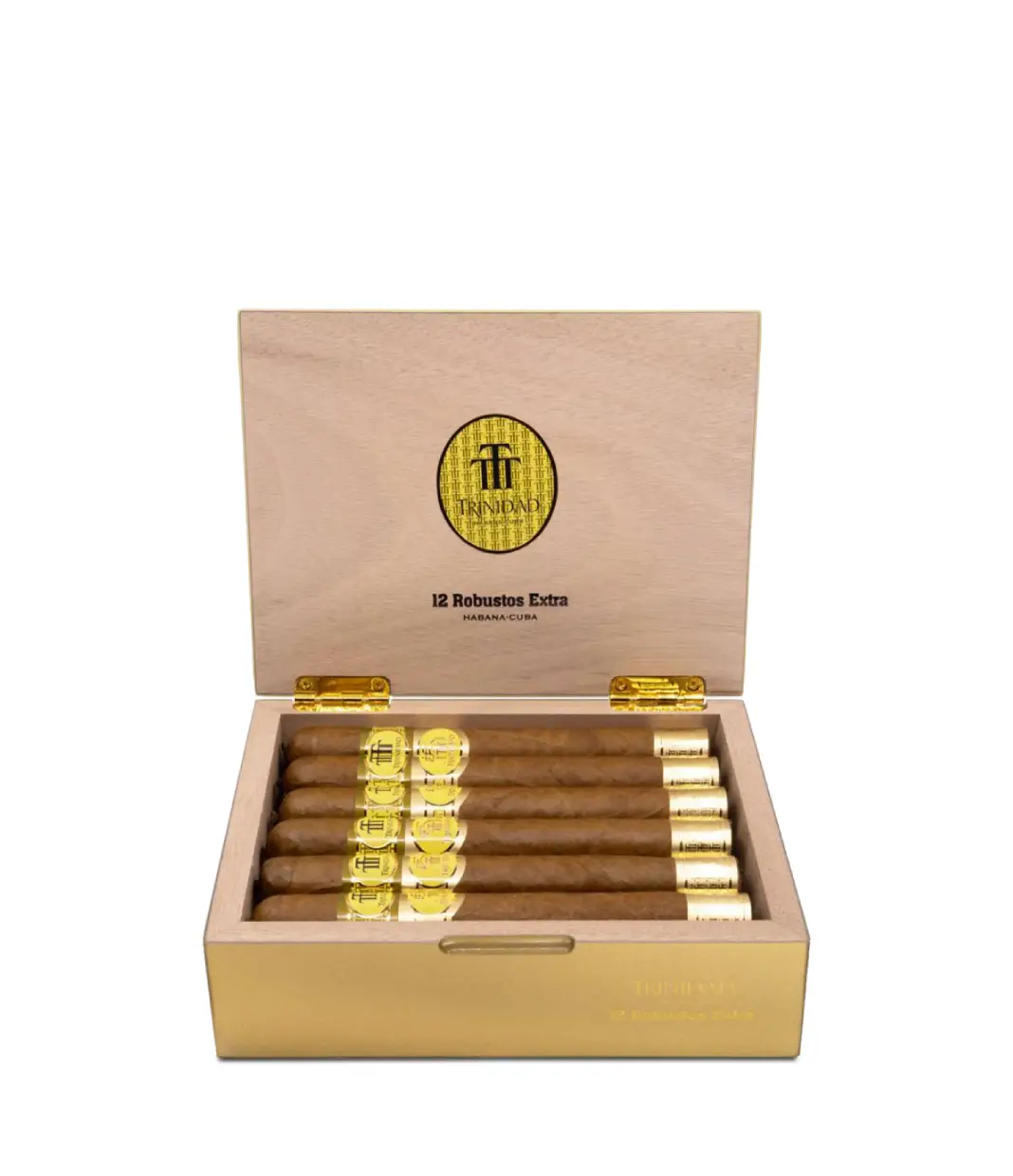 Trinidad Robustos Extra 2024SE (12s) Cigar Box View 3 from AuCigars, premium Cuban cigar