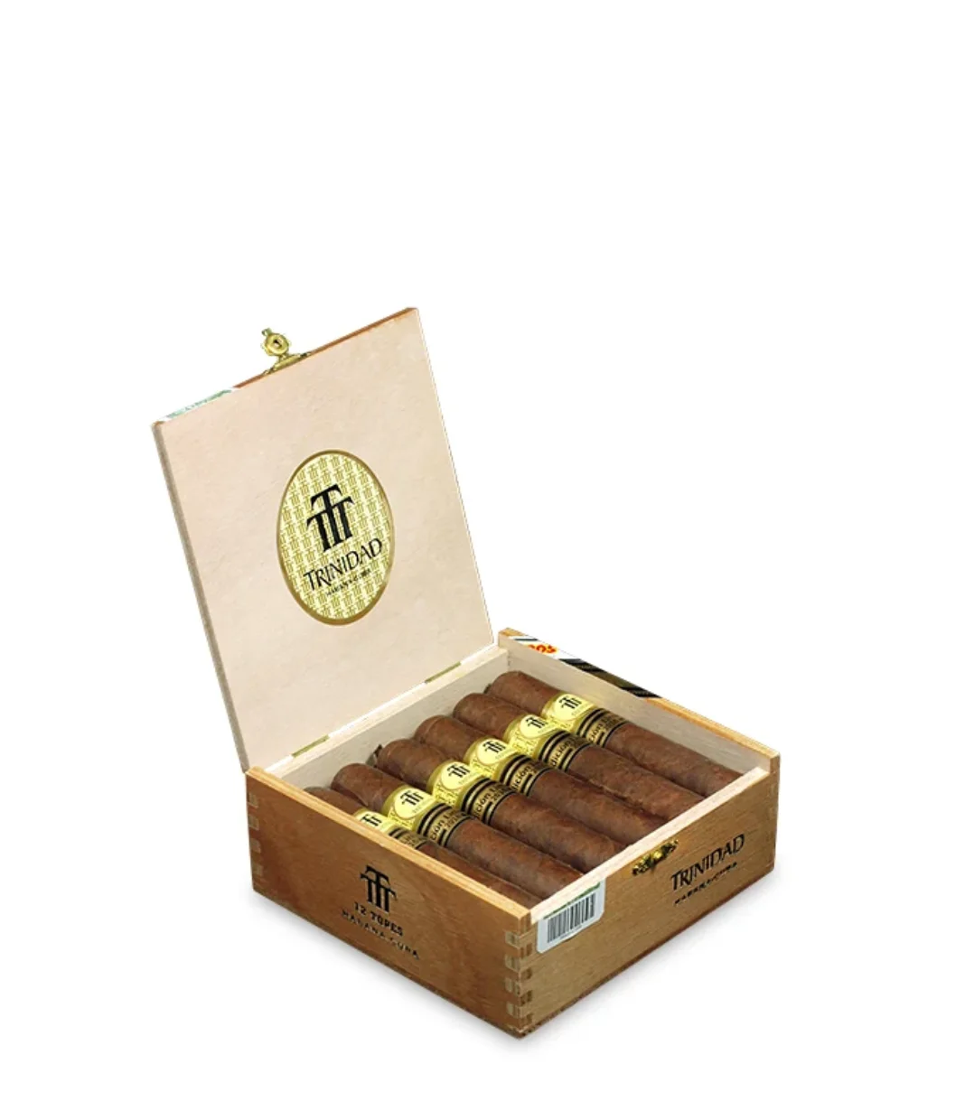 Trinidad Topes Edicion Limitada 2016 Cigar Box of 12 close-up from AuCigars, premium Cuban cigar