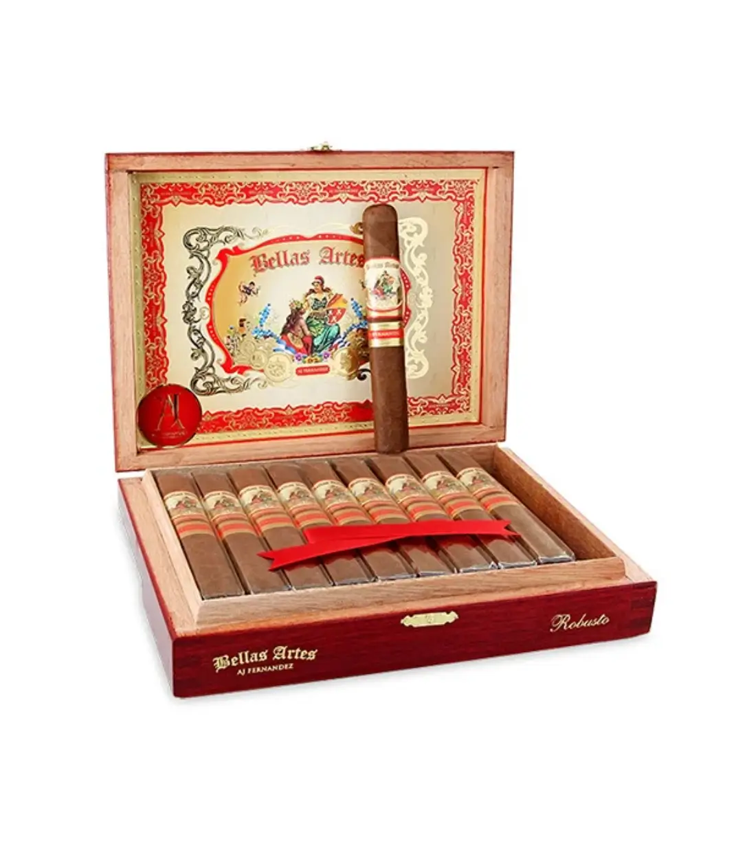 AJ Fernandez New World Puro Especial Robusto Cigar Box of 20 close-up from AuCigars, premium Cuban cigar