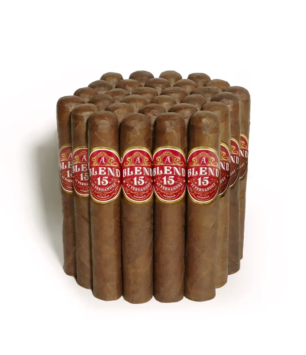 A.J. Fernandez Blend 15 Robusto Cigar Box of 30 close-up from AuCigars, premium Cuban cigar
