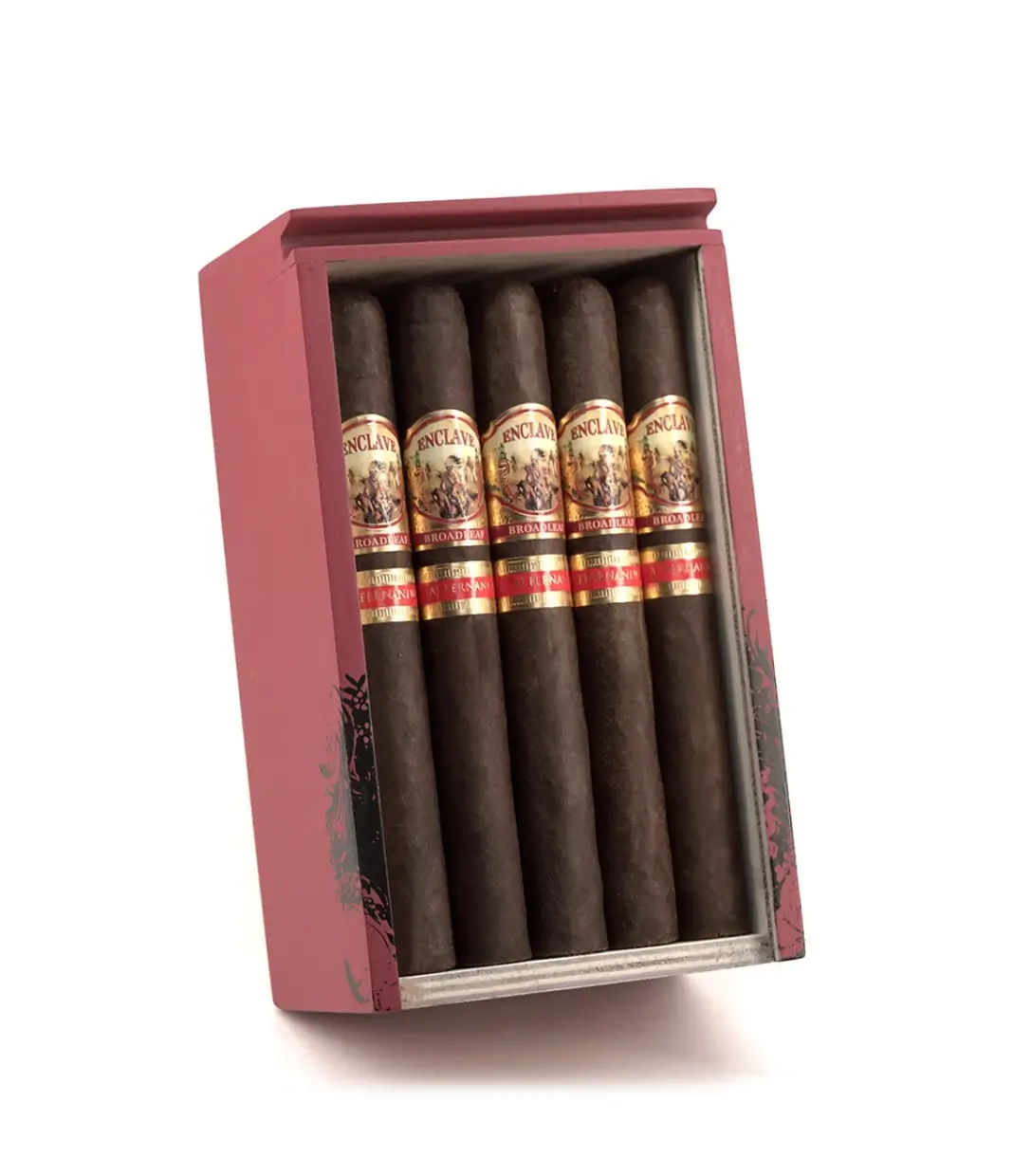AJ Fernandez Last Call Maduro Pequenas Cigar Box of 25 close-up from AuCigars, premium Cuban cigar