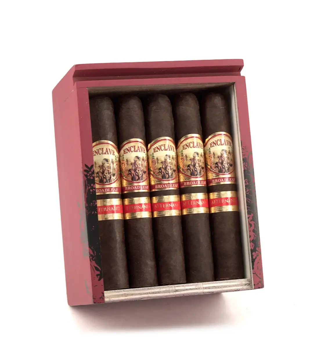 AJ Fernandez New World Decenio Box Pressed Toro Cigar Box of 20 close-up from AuCigars, premium Cuban cigar