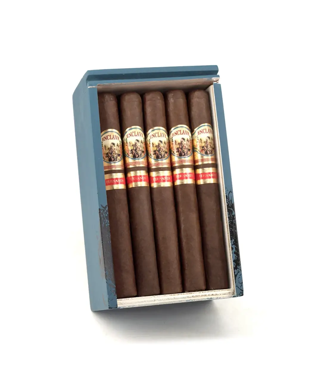 AJ Fernandez 20th Anniversary Maduro Belicoso Humidor Limited Edition Cigar Box of 50 close-up from AuCigars, premium Cuban cigar