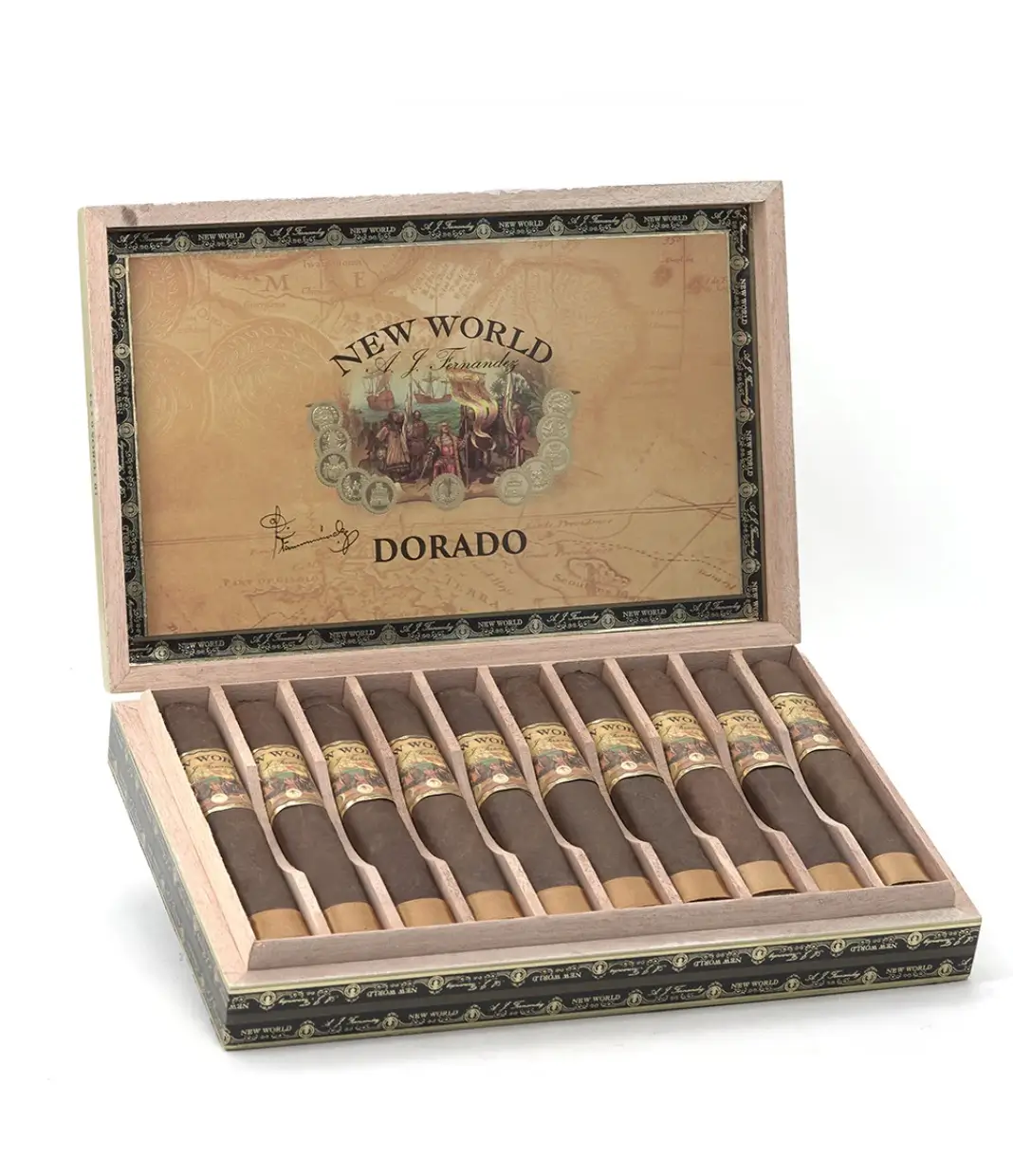 AJ Fernandez San Lotano Maduro Gran Toro Cigar Box of 20 close-up from AuCigars, premium Cuban cigar