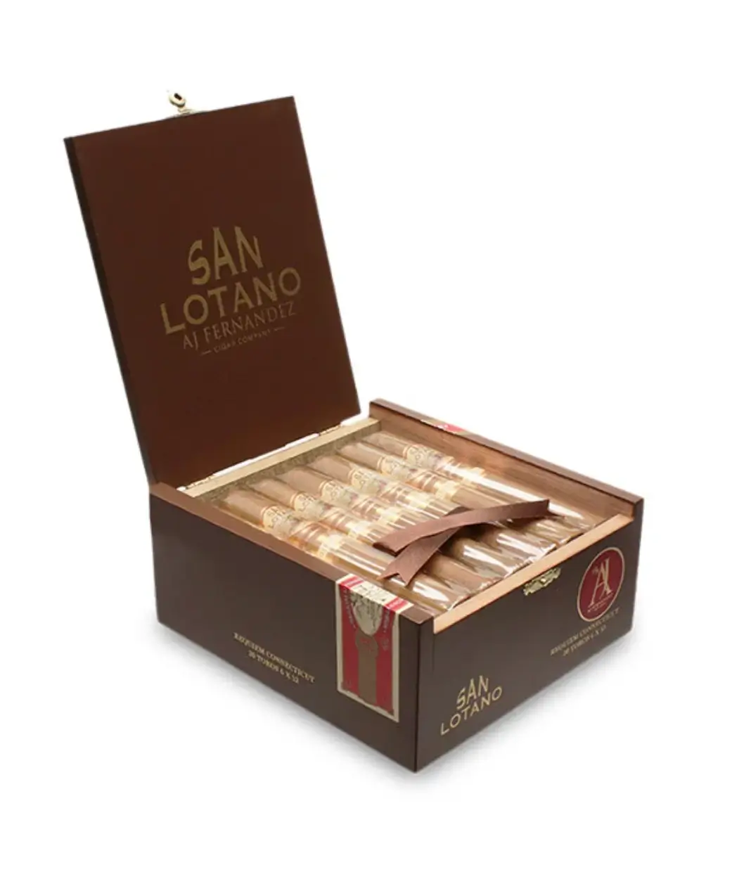 AJ Fernandez New World Decenio Box Pressed Gordos Cigar Box of 20 close-up from AuCigars, premium Cuban cigar