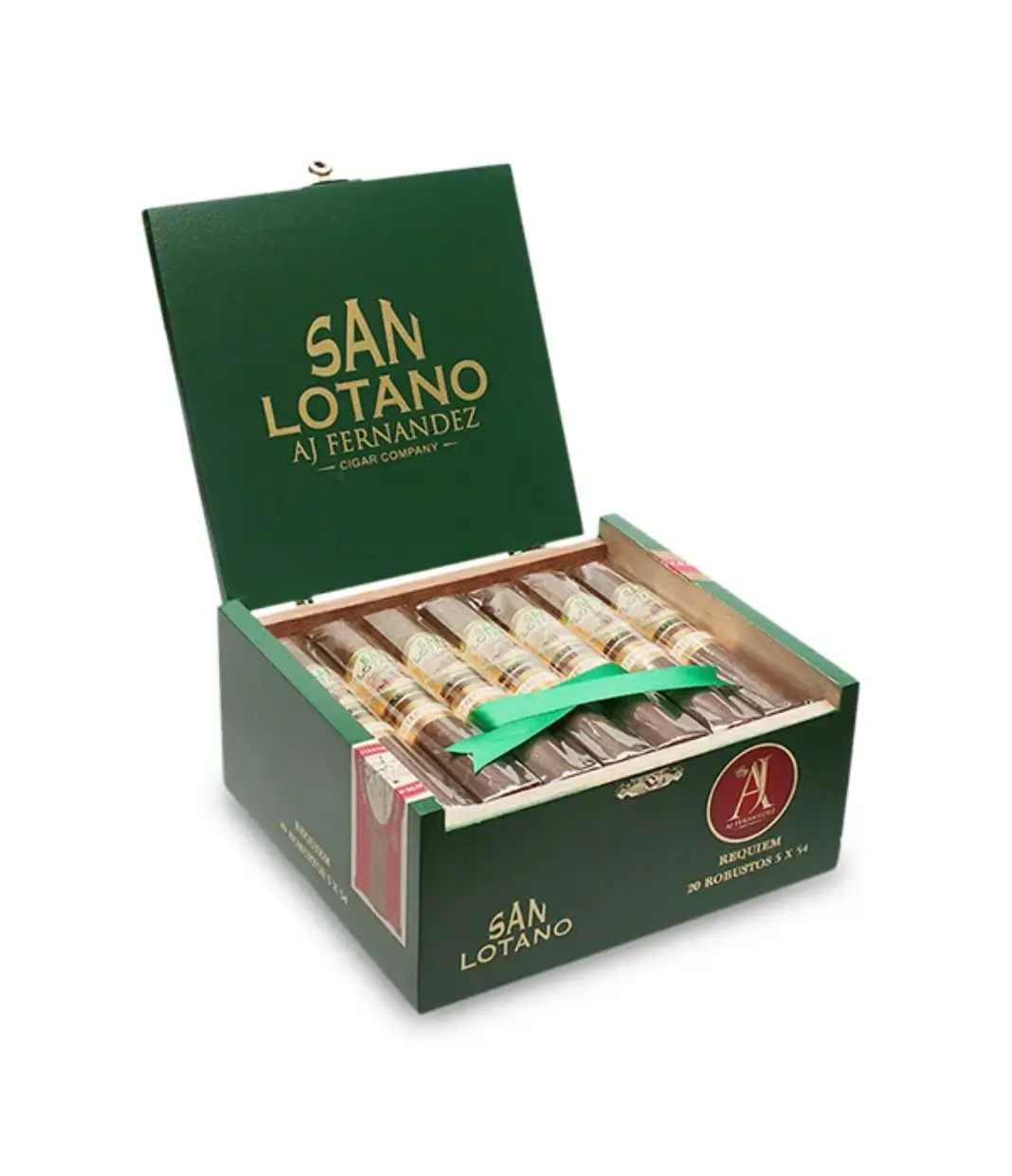 AJ Fernandez Last Call Maduro Geniales Cigar Box of 25 close-up from AuCigars, premium Cuban cigar