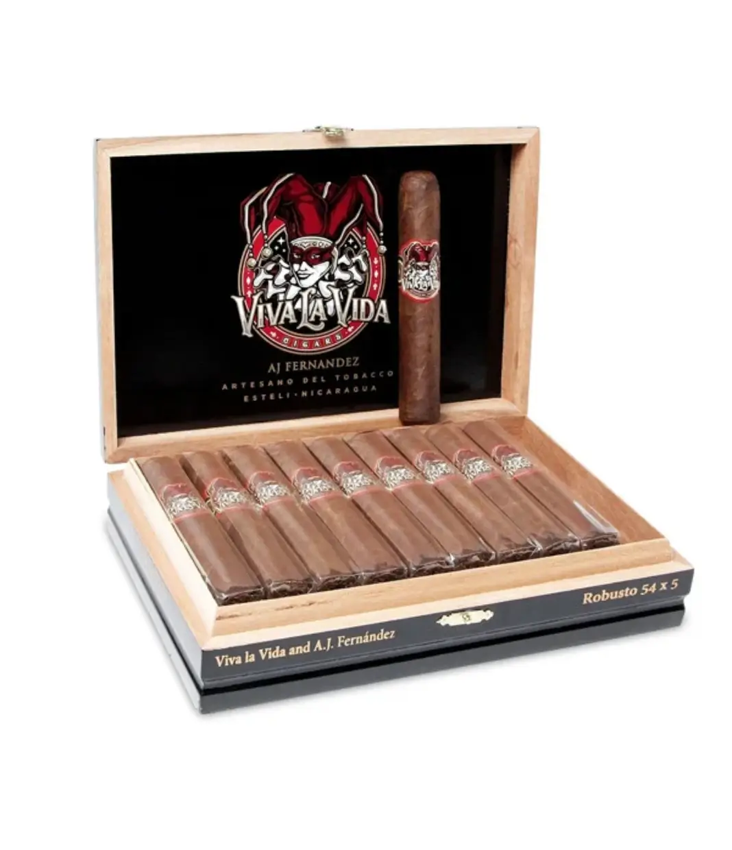AJ Fernandez Last Call Habano Geniales Cigar Box of 25 close-up from AuCigars, premium Cuban cigar