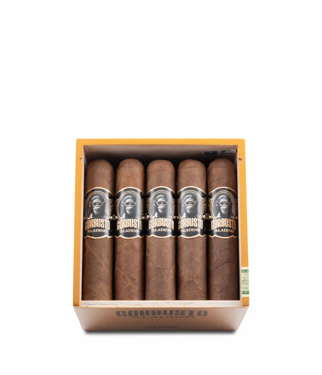 Aladino Gorbusto Chimp Cigar Box View 3 from AuCigars, premium Cuban cigar