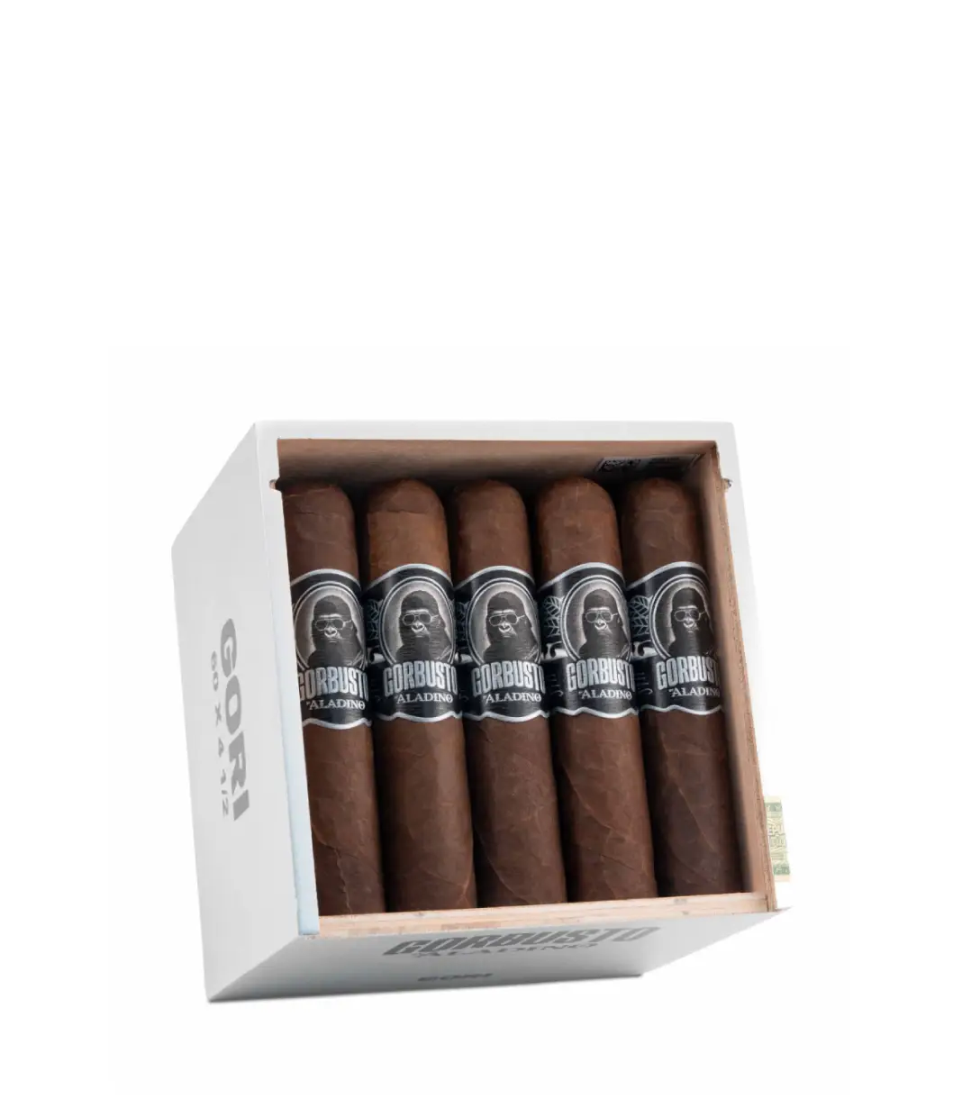 Aladino Gorbusto Gori Cigar Box of 20 close-up from AuCigars, premium Cuban cigar