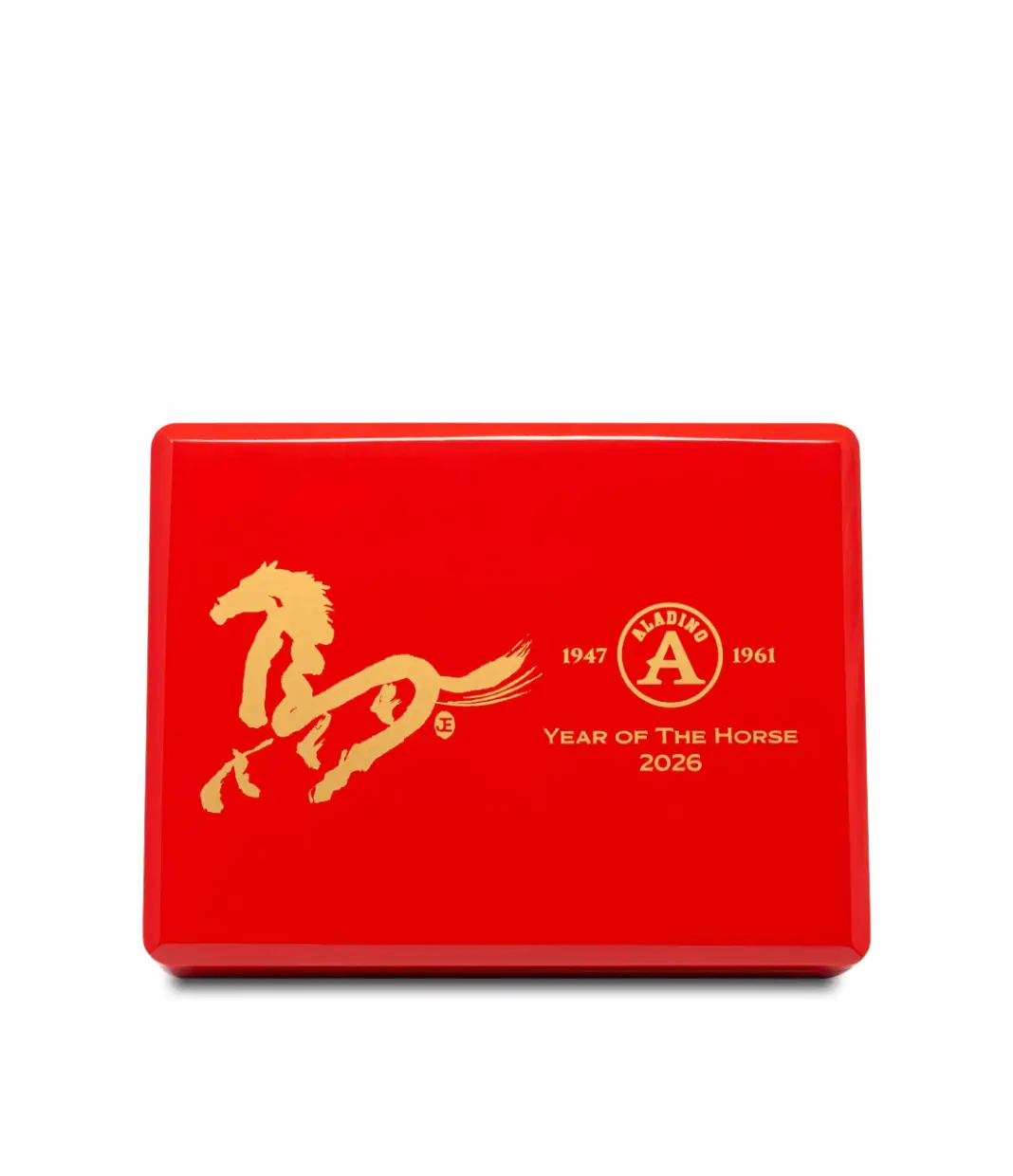 Aladino Year of the Horse 2026 Limited Edition Cigar Box View 2 from AuCigars, premium Cuban cigar