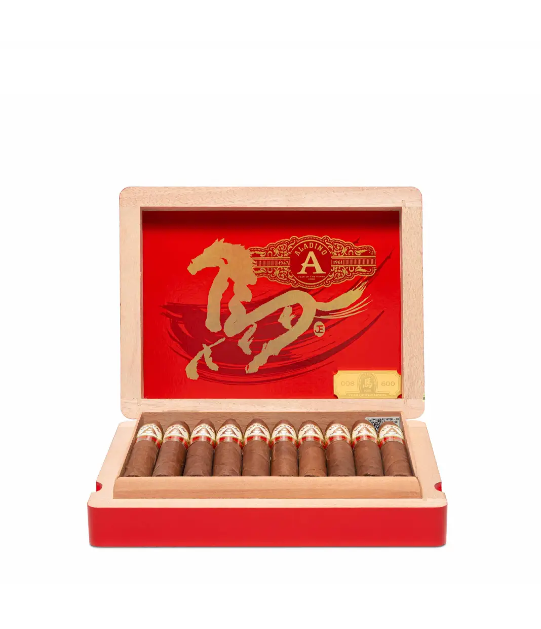 Aladino Year of the Horse 2026 Limited Edition Cigar Box View 3 from AuCigars, premium Cuban cigar
