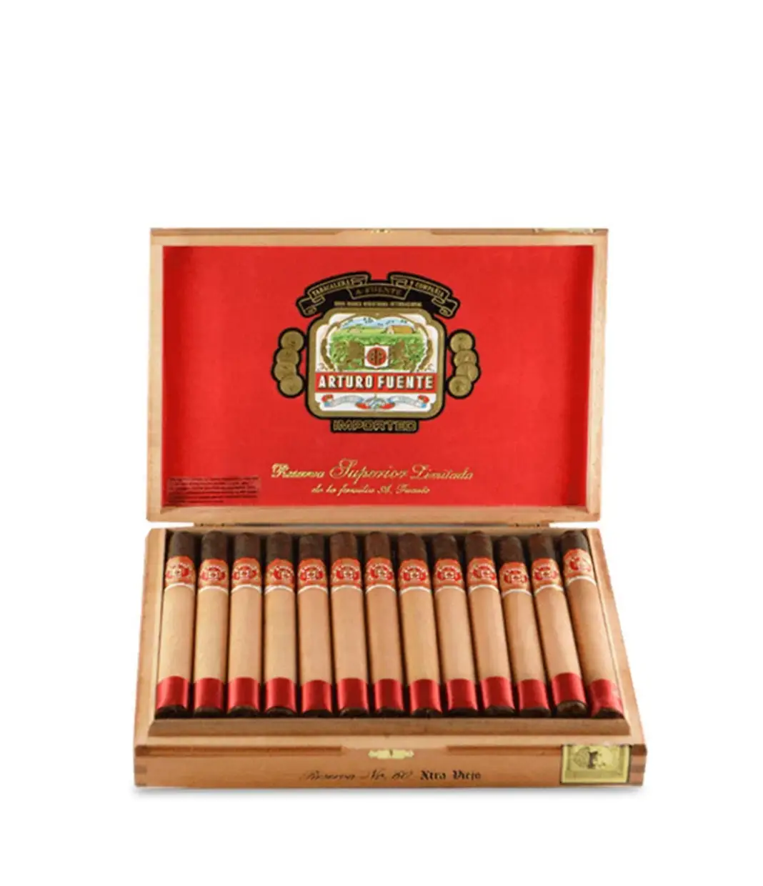 Arturo Fuente Anejo No.60 Cigar Box View 3 from AuCigars, premium Cuban cigar