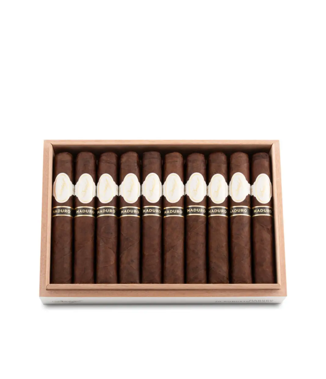 Davidoff Maduro Robusto Cigar Box View 2 from AuCigars, premium Cuban cigar