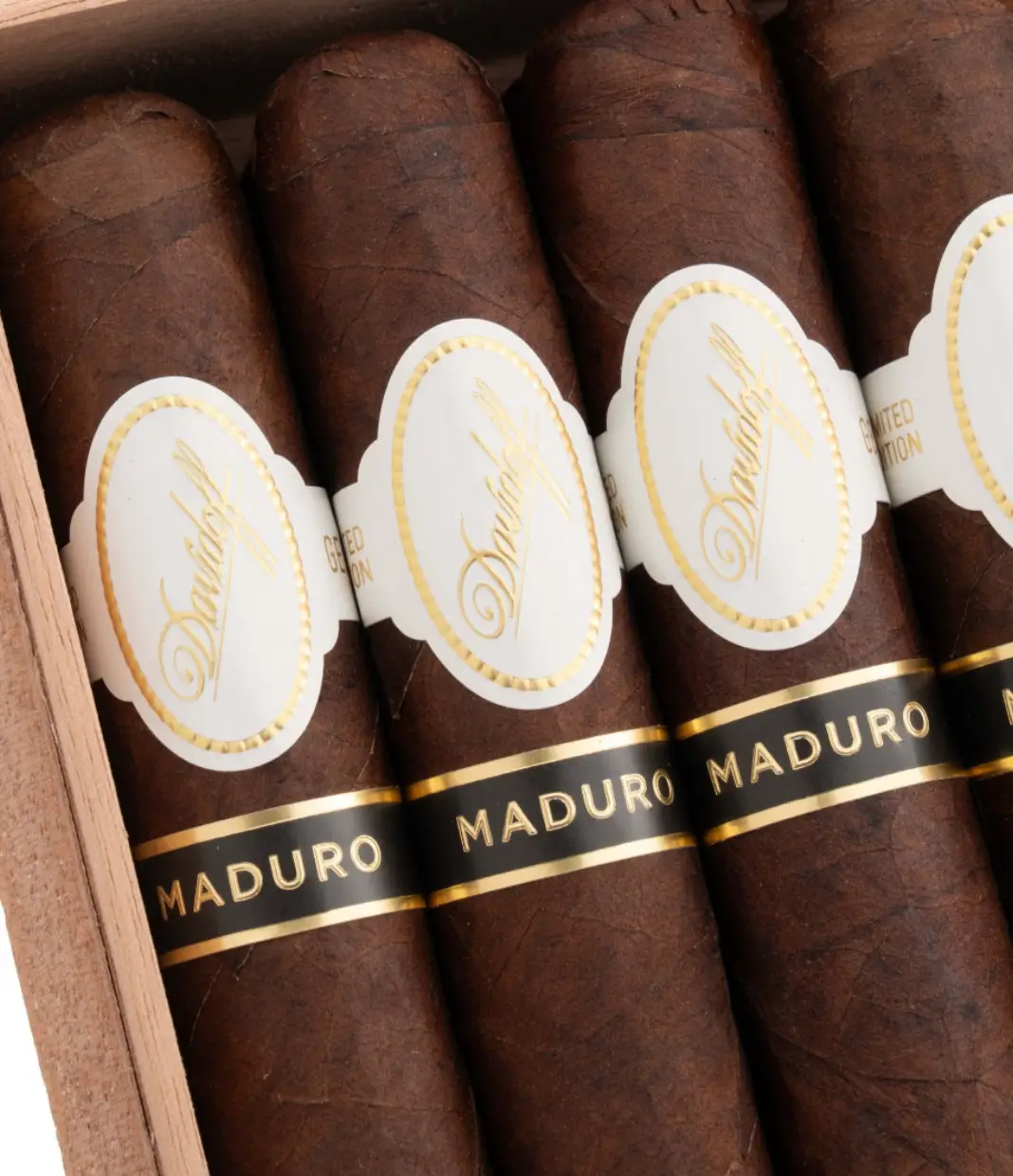 Davidoff Maduro Robusto Cigar Box View 5 from AuCigars, premium Cuban cigar