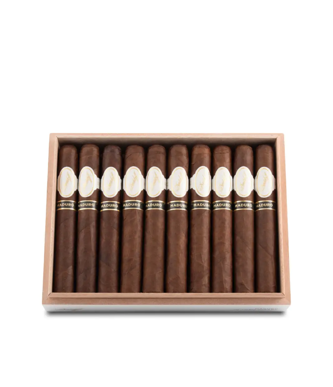 Davidoff Maduro Toro Cigar Box of 20 close-up from AuCigars, premium Cuban cigar
