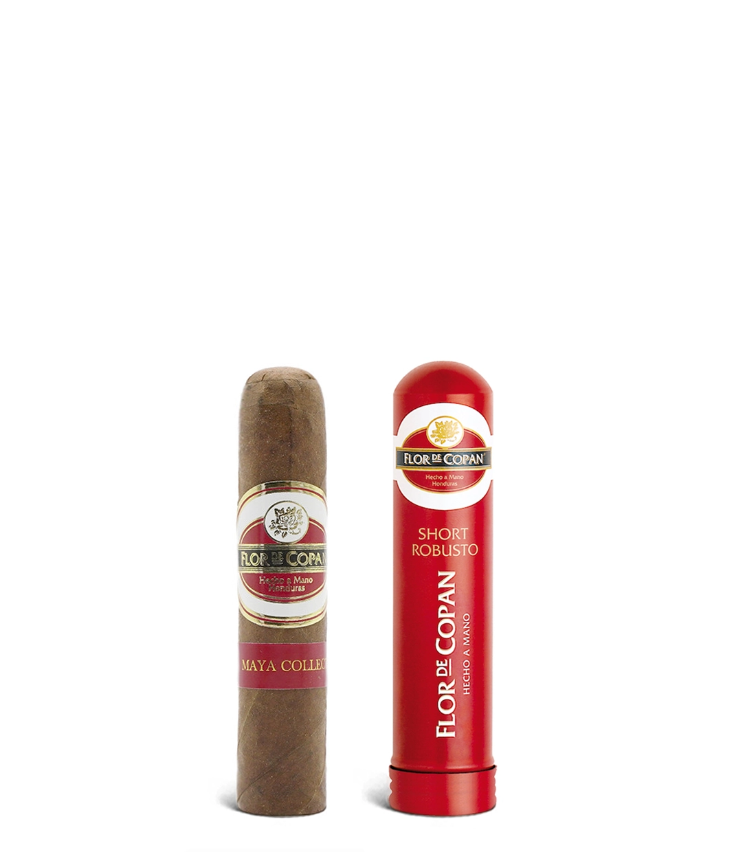 Flor De Copan Maya Collection Short Robusto Tubes Box of 20 from AuCigars, premium Cuban cigar.