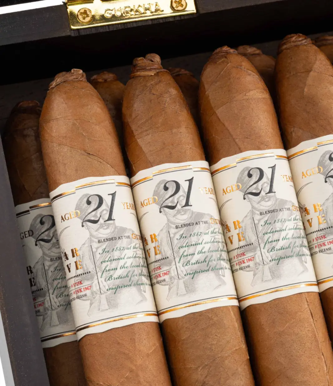 Gurkha Cellar Reserve 21 Year Hedonism Cigar Box View 4 from AuCigars, premium Cuban cigar