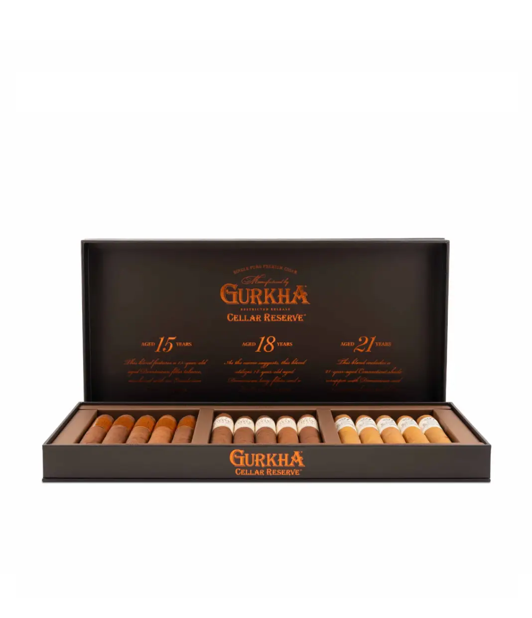 Gurkha Cellar Reserve Hedonism Gift Sampler Cigar Box View 2 from AuCigars, premium Cuban cigar