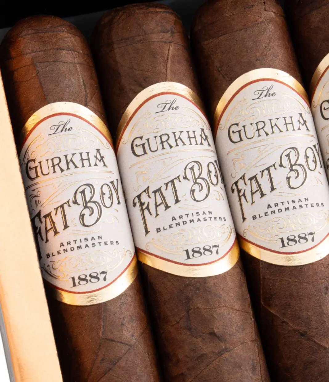 Gurkha Fatboy 4 X 60 Robusto Cigar Box View 4 from AuCigars, premium Cuban cigar