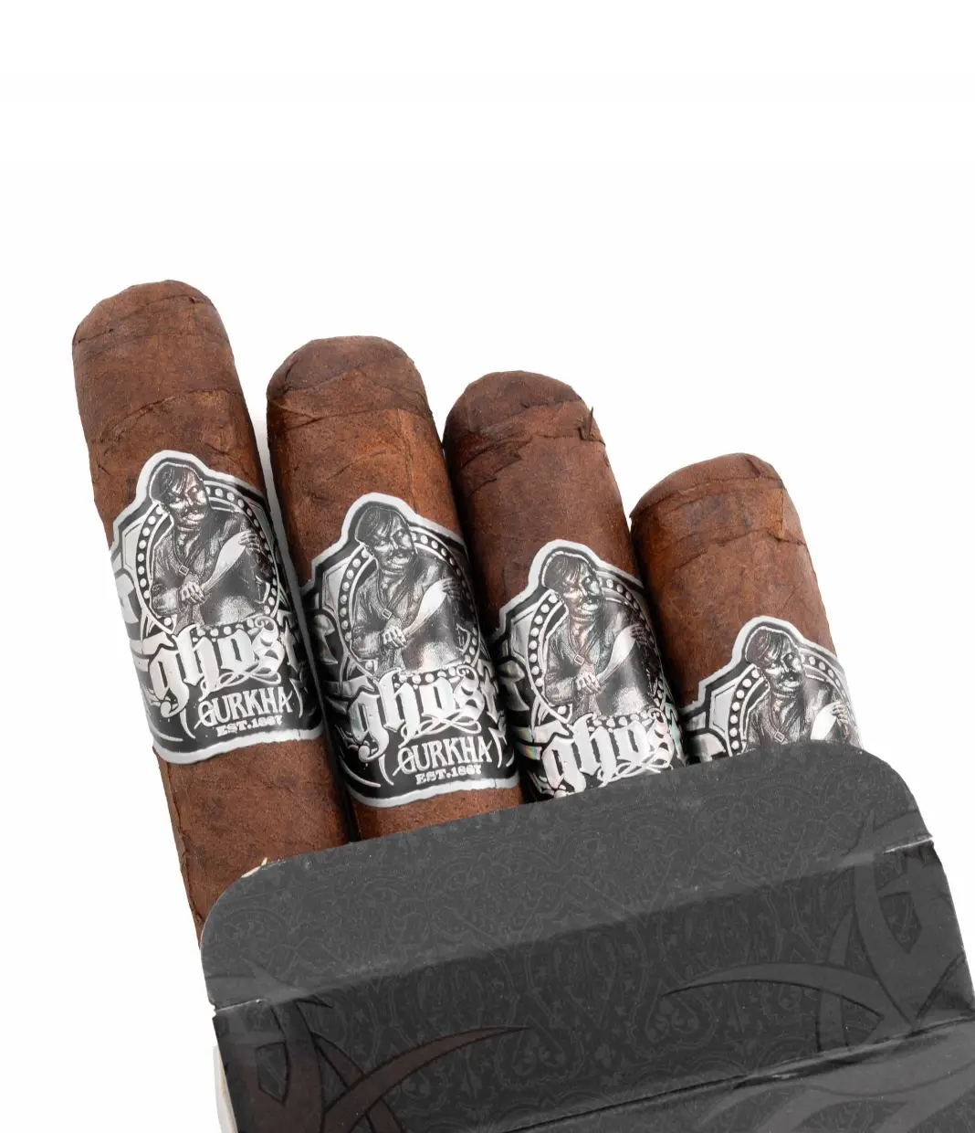 Gurkha Ghost Sampler (4's Box) Double Set Cigar Box View 5 from AuCigars, premium Cuban cigar