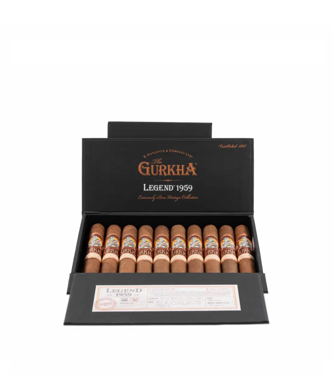 Gurkha Havana Legend Robusto Cigar Box View 2 from AuCigars, premium Cuban cigar