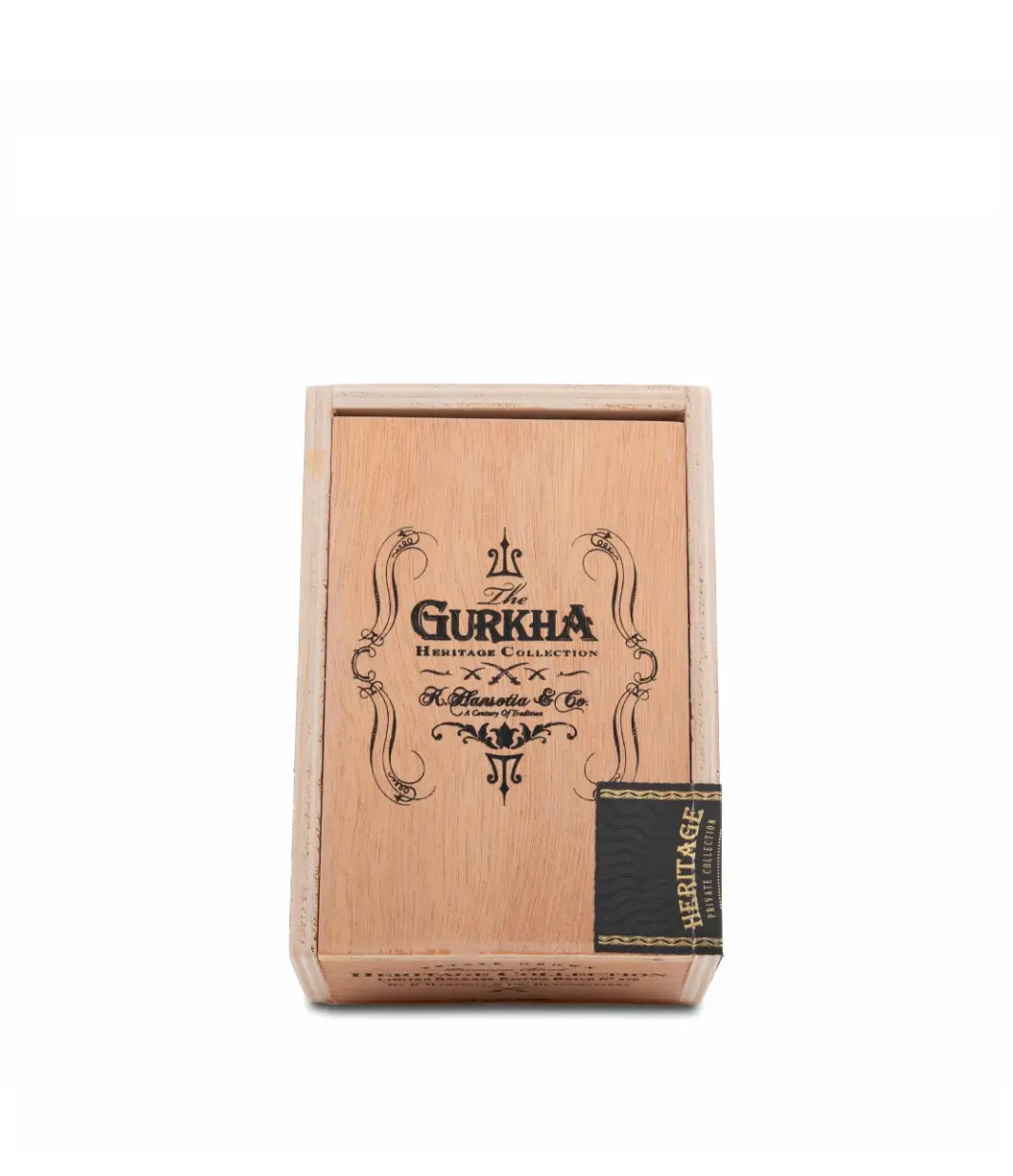 Gurkha Heritage Natural Toro Cigar Box View 2 from AuCigars, premium Cuban cigar