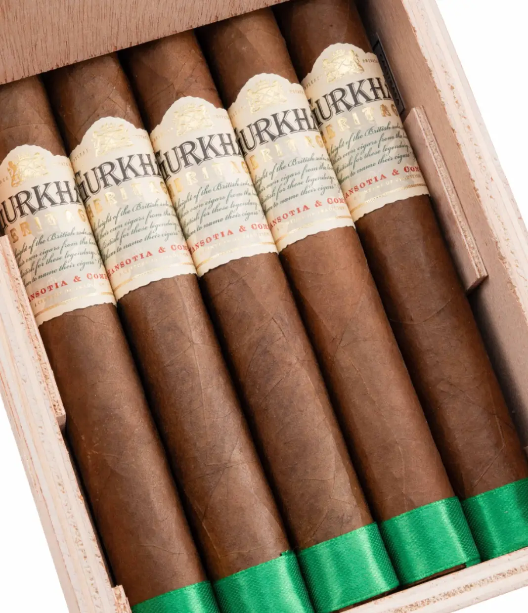 Gurkha Heritage Natural Toro Cigar Box View 4 from AuCigars, premium Cuban cigar