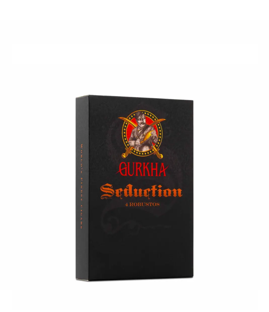 Gurkha Seduction Robusto Sampler Packs Cigar Box View 3 from AuCigars, premium Cuban cigar