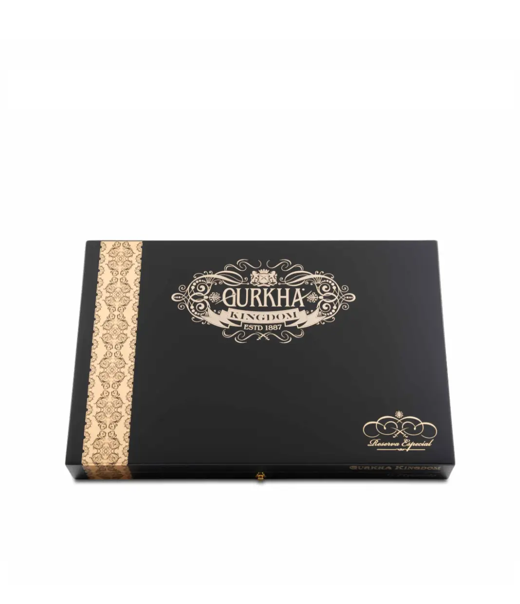 Gurkha Special Edition Kingdom Figurado Cigar Box View 3 from AuCigars, premium Cuban cigar