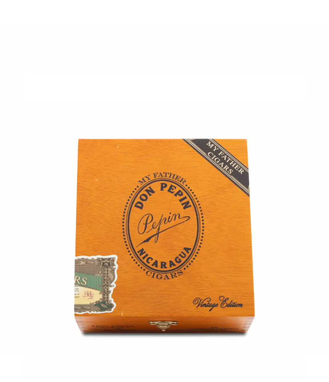 My Father Don Pepin Vintage Edition Corona Gorda Cigar Box View 4 from AuCigars, premium Nicaraguan cigar
