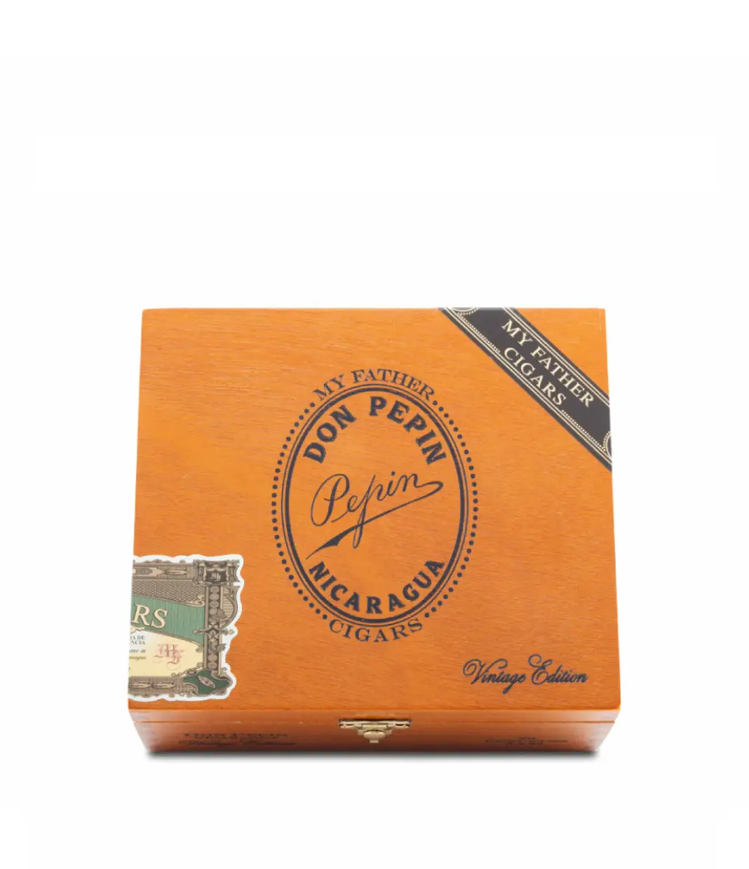 My Father Don Pepin Vintage Edition Robusto Cigar Box View 3 from AuCigars, premium Cuban cigar