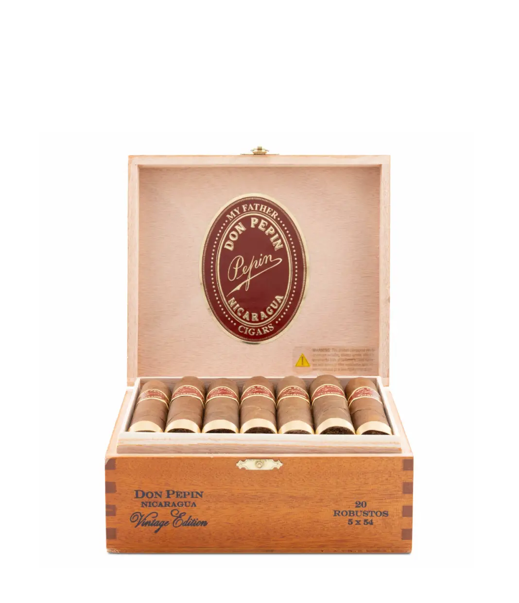 My Father Don Pepin Vintage Edition Robusto Cigar Box View 4 from AuCigars, premium Cuban cigar