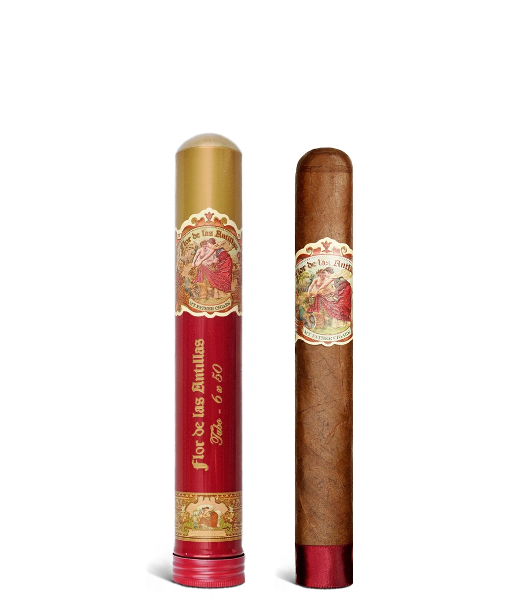My Father Flor De Las Antillas Petaca Toro Round Box of 3 X 2 from AuCigars, premium Cuban cigar.
