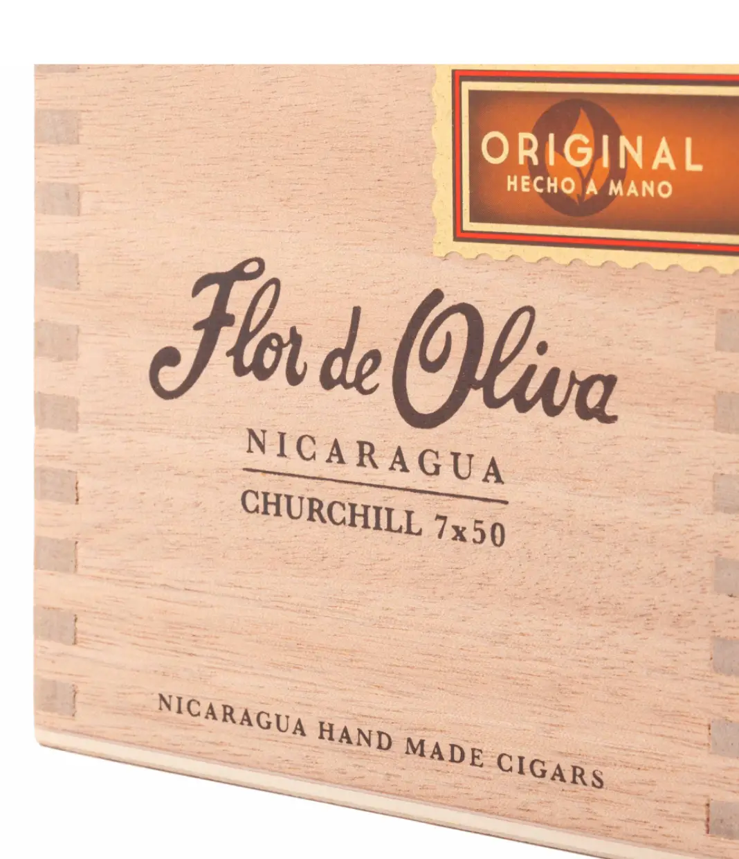 Oliva Flor De Oliva Nicaragua Churchill Cigar Box View 3 from AuCigars, premium Cuban cigar