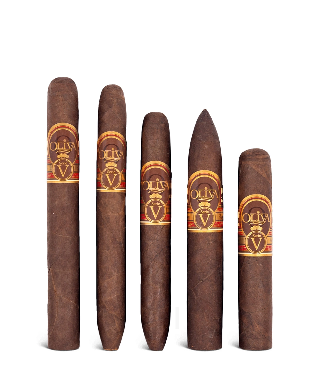 Oliva Serie V Sampler Box of 5 from AuCigars, premium Cuban cigar.