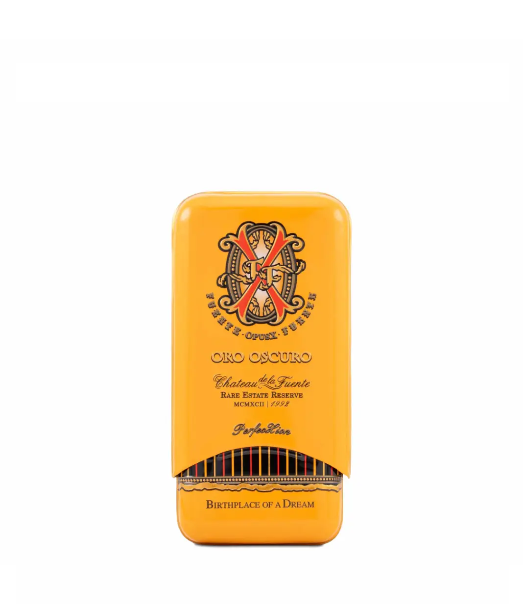Opus X Oro Oscuro Perfexcion X Cigar Box View 2 from AuCigars, premium Cuban cigar