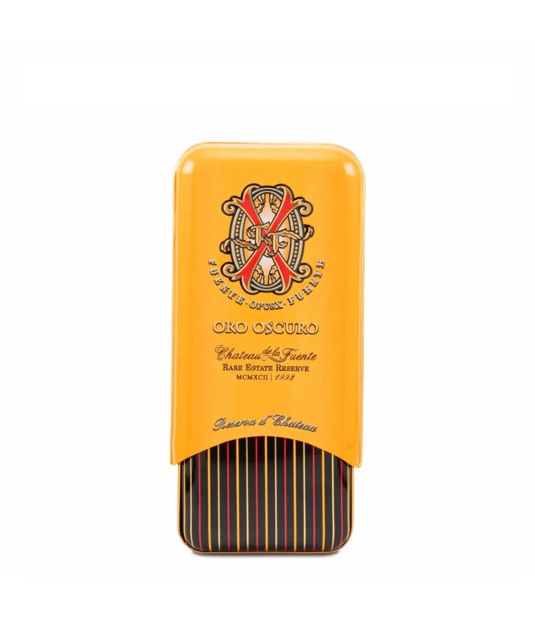 Opus X Oro Oscuro Reserva D'Chateau Cigar Box View 2 from AuCigars, premium Cuban cigar