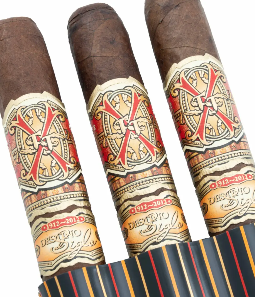 Opus X Oro Oscuro Robusto Cigar Box View 3 from AuCigars, premium Cuban cigar