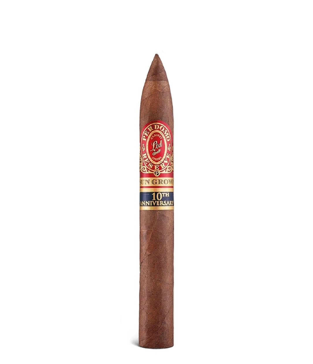 Perdomo 20th Anniversary Sun Grown Torpedo T6554 Box of 24 from AuCigars, premium Cuban cigar.