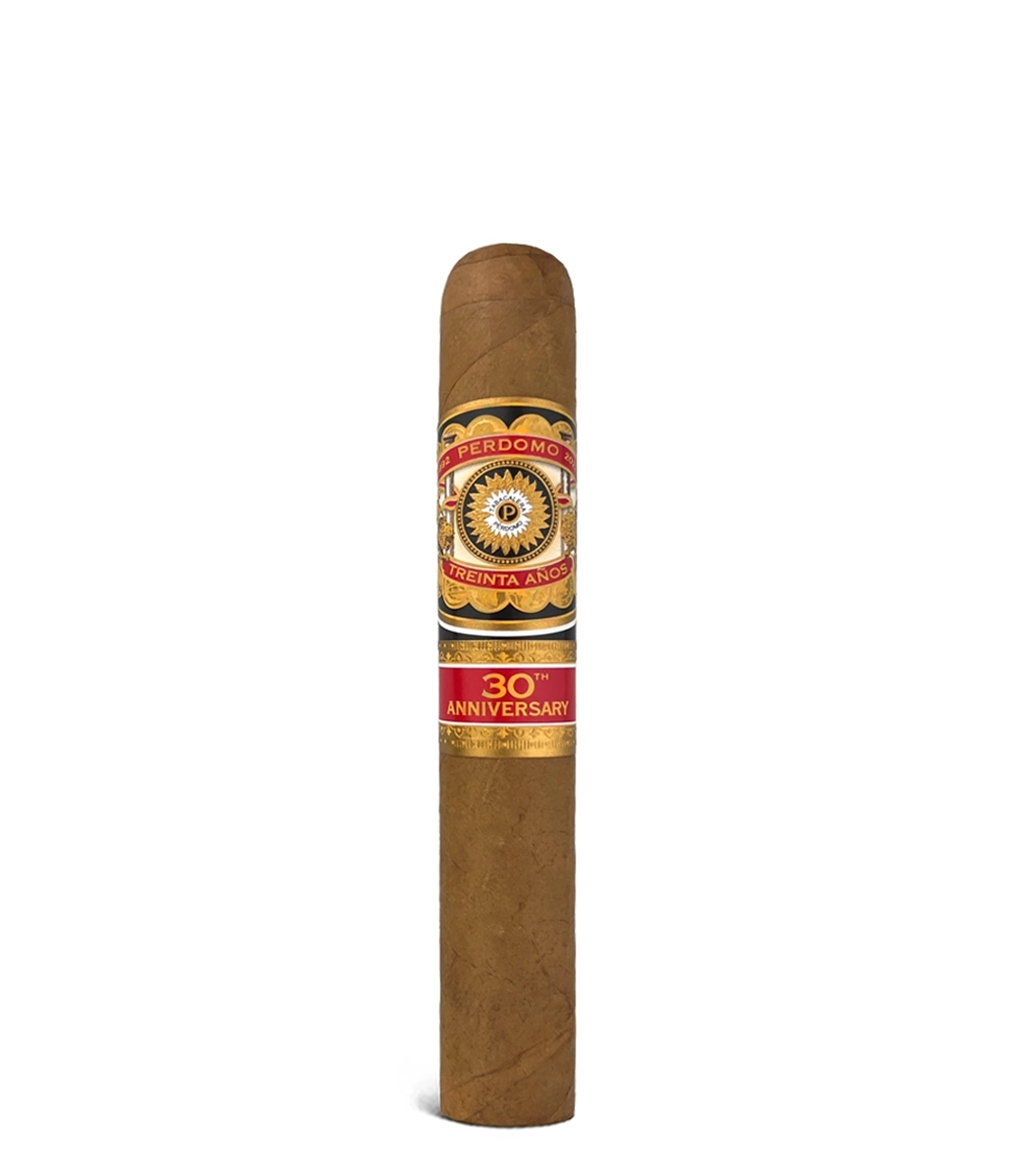 Perdomo 30th Anniversary Connecticut Box-Pressed Gordo Box of 30 from AuCigars, premium Cuban cigar.