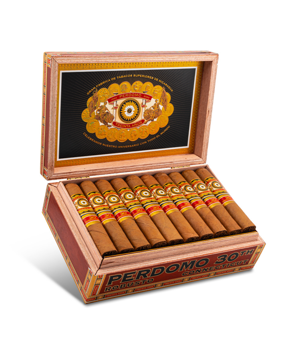 Perdomo 30th Anniversary Connecticut Box-Pressed Robusto Box