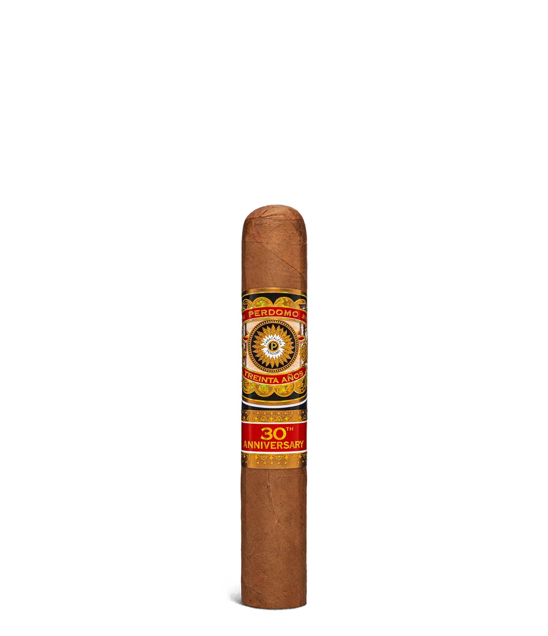 Perdomo 30th Anniversary Connecticut Box-Pressed Robusto Box of 30 from AuCigars, premium Cuban cigar.