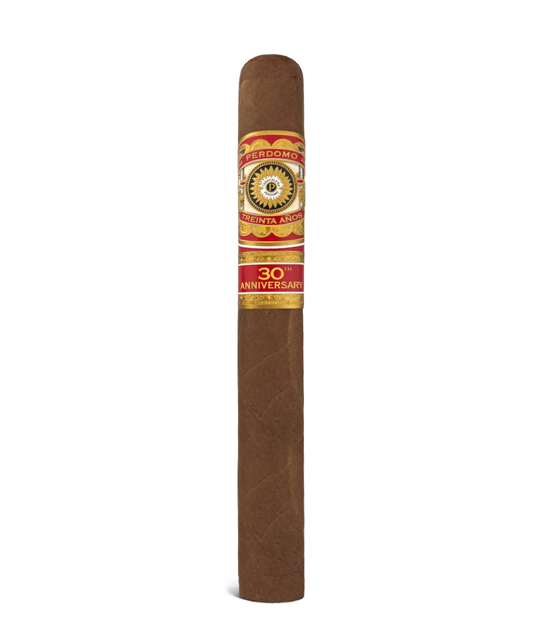 Perdomo 30th Anniversary Sun Grown Box-Pressed Churchill Box of 30 from AuCigars, premium Cuban cigar.