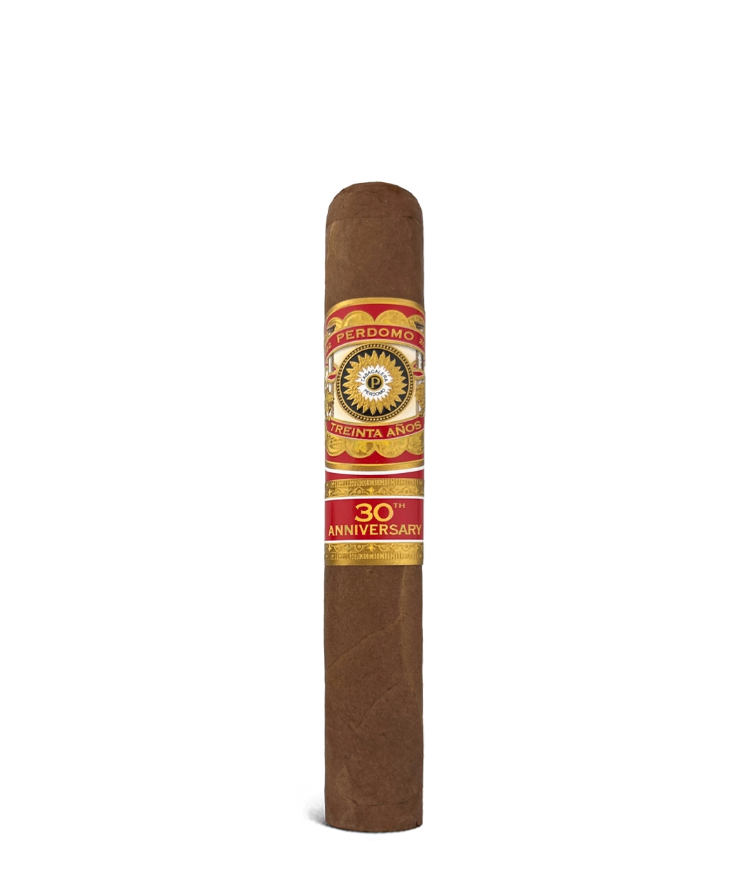 Perdomo 30th Anniversary Sun Grown Box-Pressed Gordo Box of 30 from AuCigars, premium Cuban cigar.