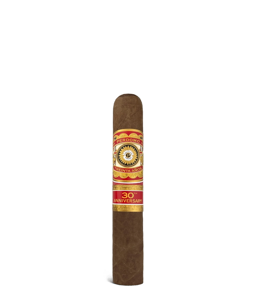 Perdomo 30th Anniversary Sun Grown Box-Pressed Robusto Box of 30 from AuCigars, premium Cuban cigar.