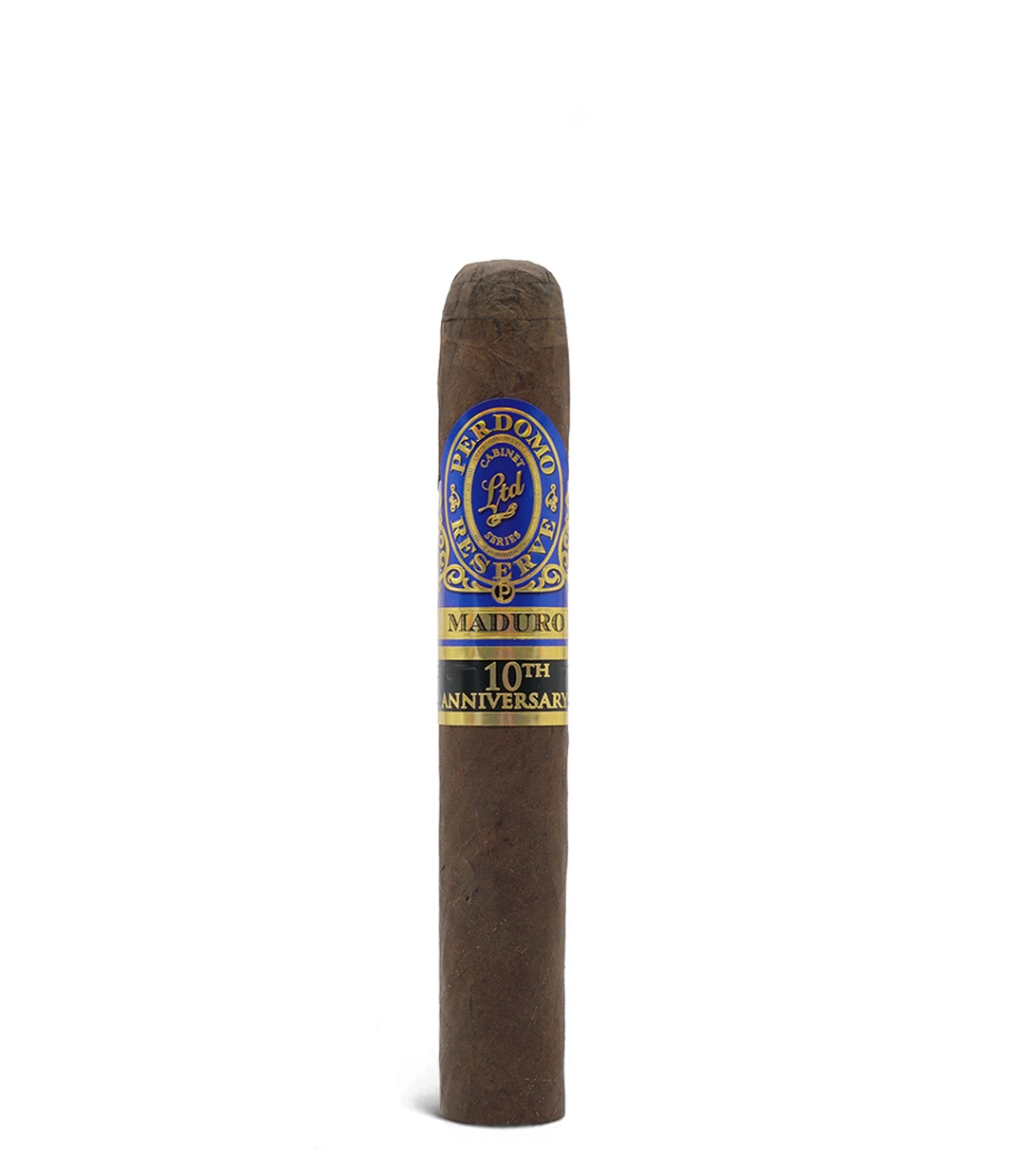 Perdomo Reserve 10th Anniversary Maduro Epicure Box of 25 from AuCigars, premium Cuban cigar.