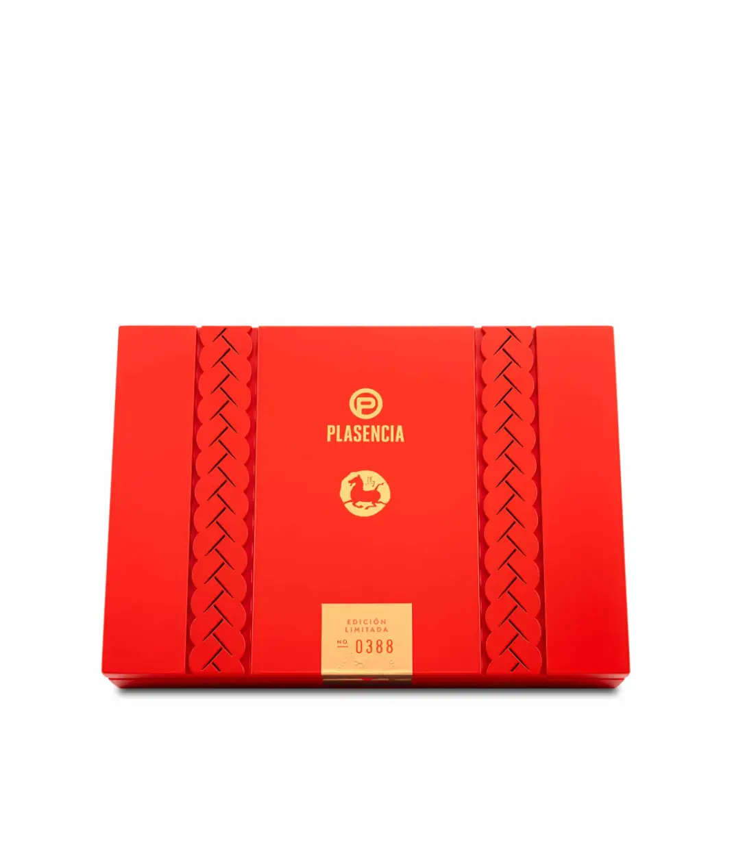 Plasencia El Ano del Caballo Year of the Horse 2026 Limited Edition Cigar Box View 3 from AuCigars, premium Cuban cigar